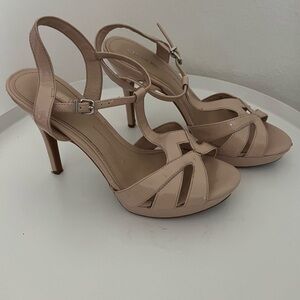 Gianni Bini Cream Strappy Heels for Special Occasions